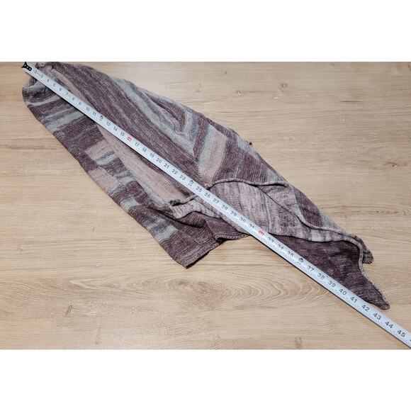 Free People Size Small Linen Oversized Relaxed Poncho Cardigan Sweater Lagenlook - Picture 7 of 7